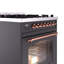 Cuisinière à double combustible de 30 po avec 5 brûleurs scellés (porte vitrée) ILVE Nostalgie II Series-1711201748-1711201716