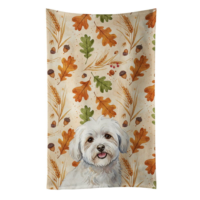 Serviette de cuisine tricolore Sheltie, Coton de Tulear