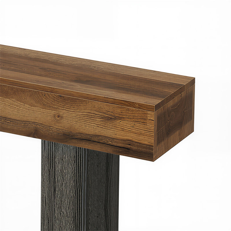 63" Long Console Table, Farmhouse Entryway Table