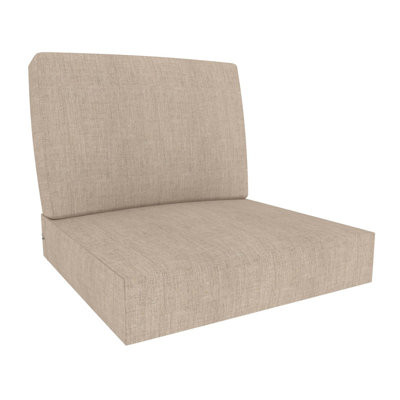 Sunbrella Outdoor Cushion, Seat Back Replacement Cushion for Outdoor Furniture Arm Chair by Latitude Run