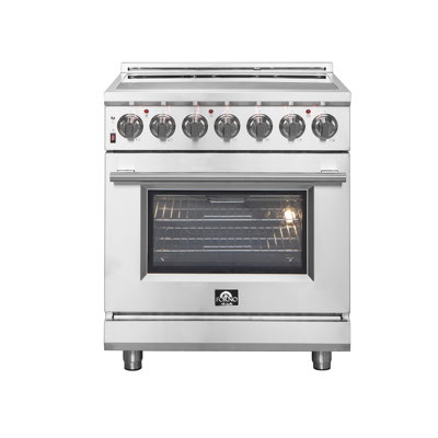 Alta Qualita Massimo 30-inch Freestanding Electric Range Stainless Steel, 5 Elements, 4.32 cu.ft -  Forno, FFSEL6020-30