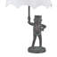 Lampe de table grenouille en résine 23 po bronze avec abat-jour en lin-685315040-685315042