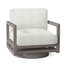 Tanah Teak Swivel Patio Chair with Cushions-57337741
