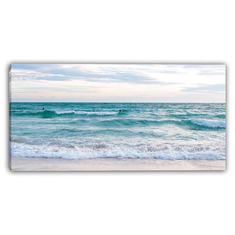 «Tranquil Waves», art sur toile, H 20 po x l 40 po
