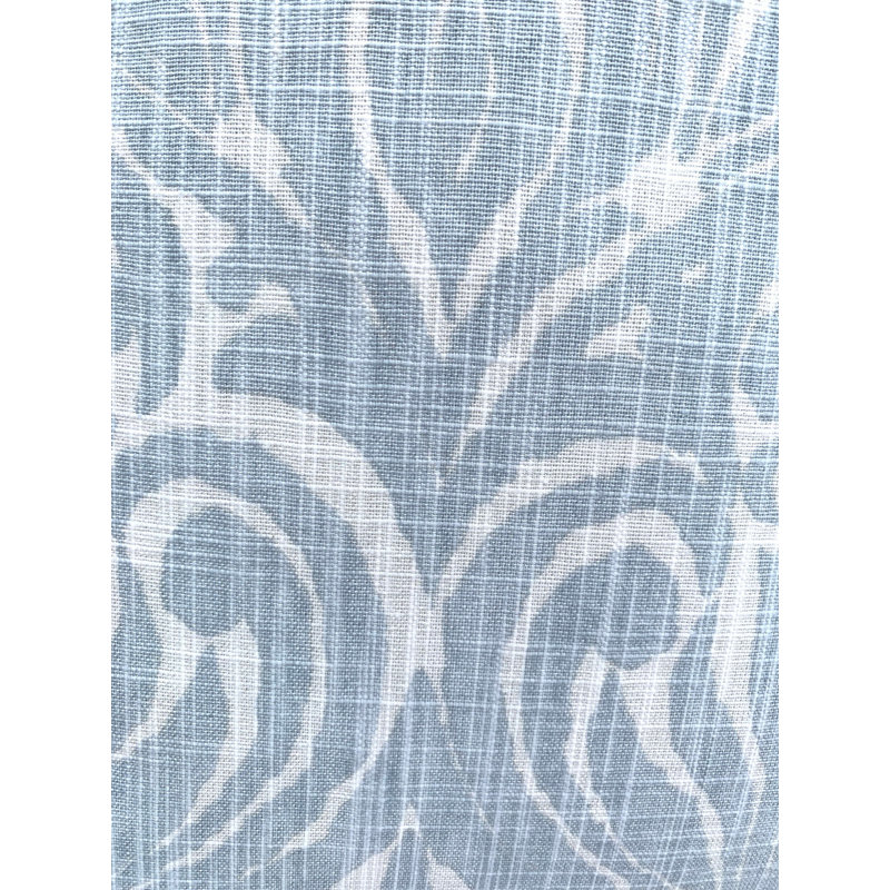 Housse de coussin réversible en coton bleu Joash, H 15 po x l 15 po