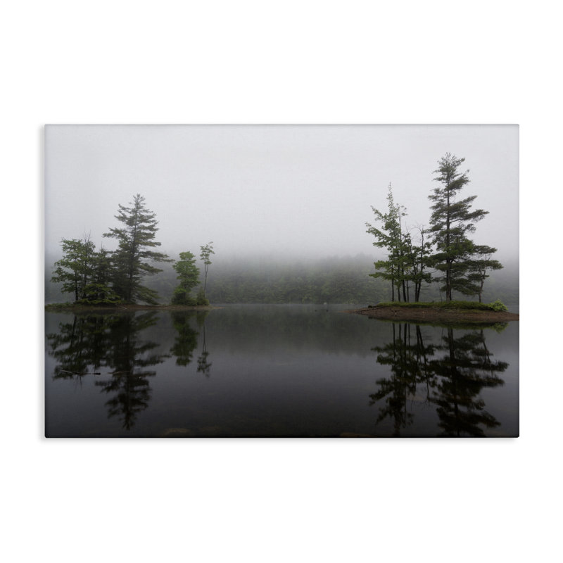 Toile Adirondack Lake Reflections, conception de James Rodewald, H 16 po x l 24 po