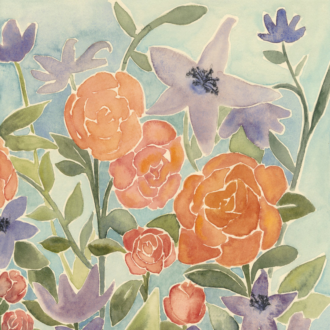 Flowers for Lilly II by Grace Popp - Wrapped Canvas Painting