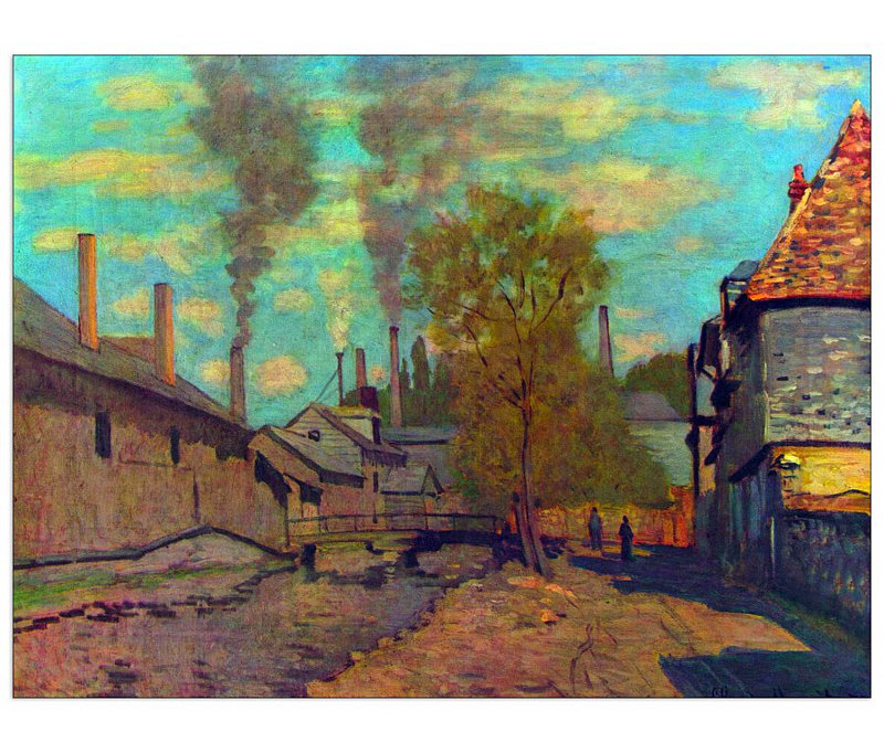 Claude Monet - Wrapped Canvas Painting, 60cm H x 80cm W x 1.8cm D