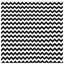Édredon en zigzag noir et blanc-131120709