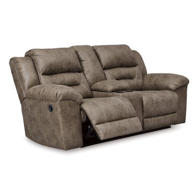 Kanhaya Reclining Loveseat with Console