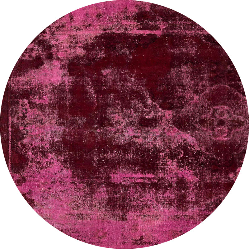 Abstract Indoor Rug, Round 7'