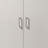Simplistic Modern Double Door Storage Cabinet with Adjustable Shelves