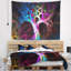Tapisserie pour arbre psychédélique multicolore abstract magique-28497725