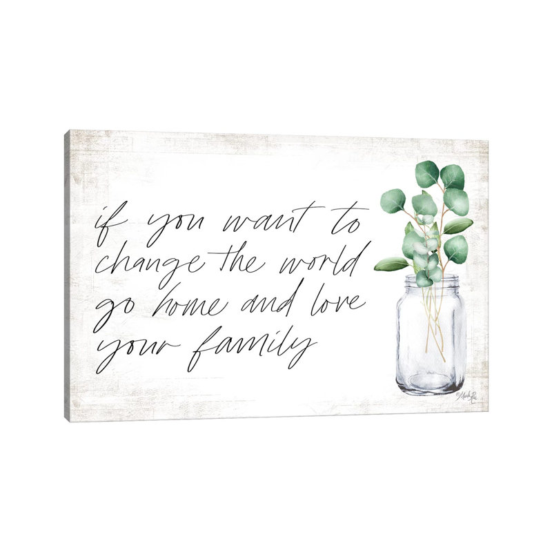 Love Your Family by Marla Rae - Wrapped Canvas Print, 101.6 cm H x 66.04 cm W x 1.91 cm D