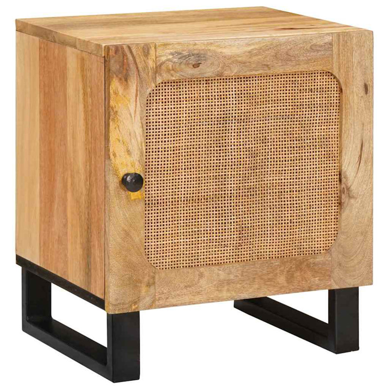 40cm W Solid Wood Bedside Table
