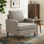 Fauteuil Clancy avec pieds en bois massif-129459924
