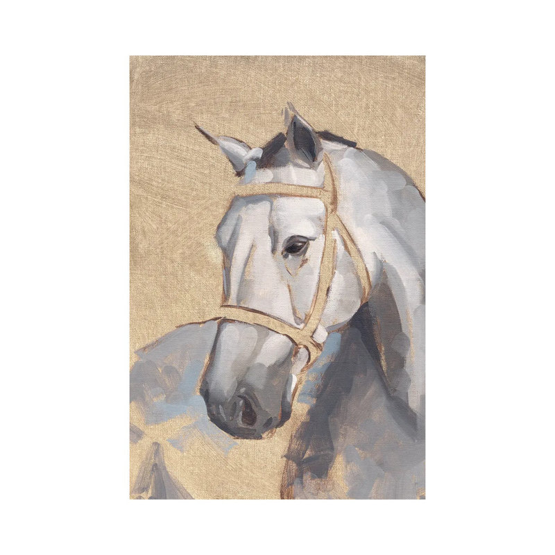 Thoroughbred V by Jacob Green - Wrapped Canvas Painting, 20.32 cm H x 30.48 cm W
