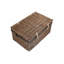 Rope Handled Wicker Storage Trunk