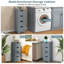 Freestanding Linen Cabinet
