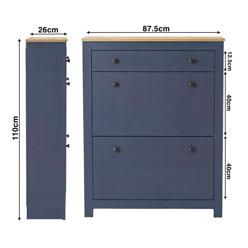 12 Pair Shoe Storage Cabinet