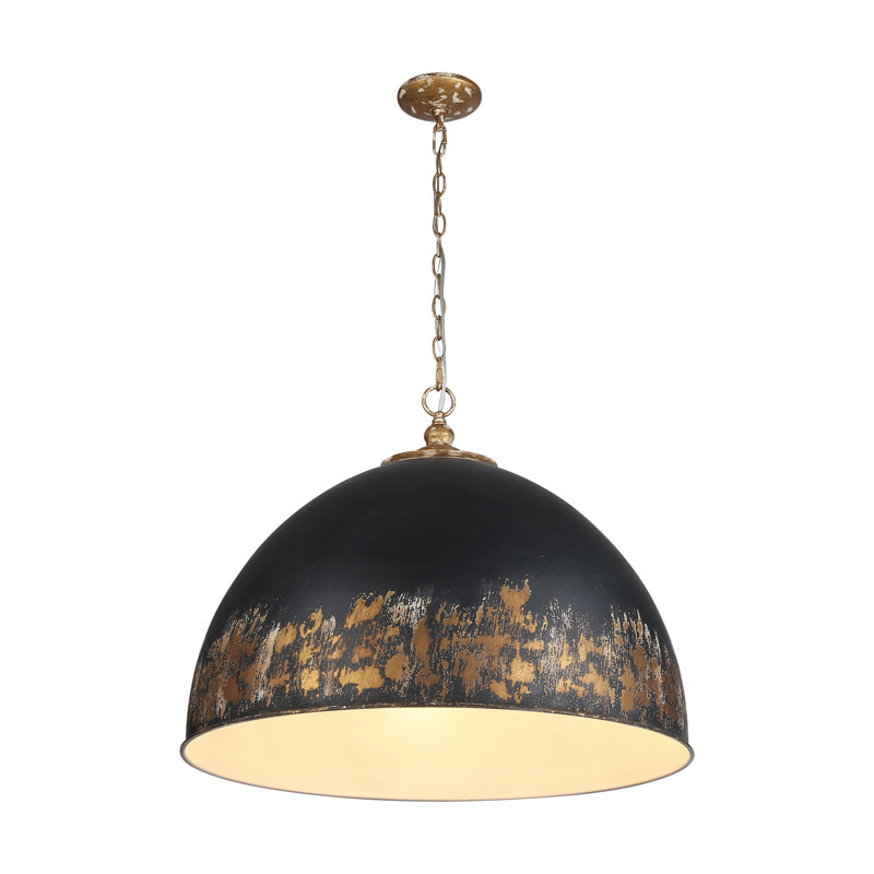 Luminaire suspendu 5 lumières Alison, Noir, noir, noir, noir