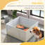 Boîte de mise bas pour chien avec support rétractable PawHut-368653119