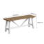 Petit banc court en bois massif Fawaka-1498673244
