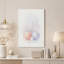 Aquarelle sur toile, coquillages roses et bleus-1172994909