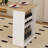 80-Inch Expandable Kitchen Island With Dining Table, Solid Wood Grain Countertop With Power Outlet, Mobile Storage Cart With Cabinet & 2 Drawers, Kitchen Prep Table(White)-1364500633