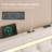 Diamond Button Design Bed Frame with Height-Adjustable Headboard, Charging Station, RGB LED Lights, Easy to Assemble-1819119434-1819119432