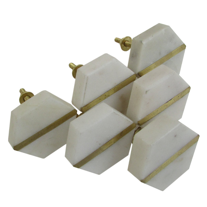 Paquet de boutons géométriques surdimensionnés de 2 1/2 po de longueur