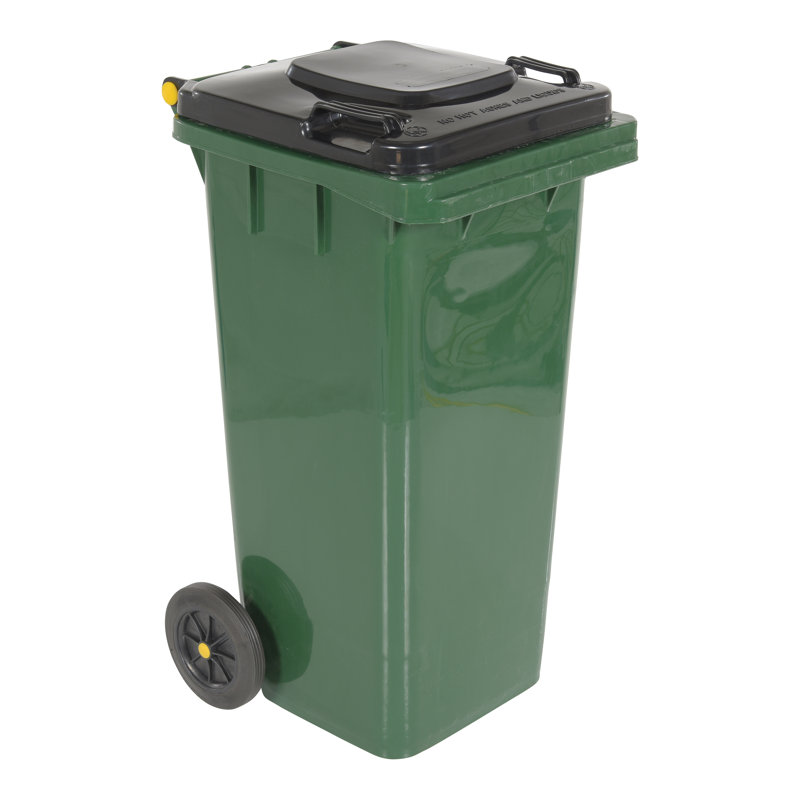 Poubelle en poly, 32 pintes, Vert