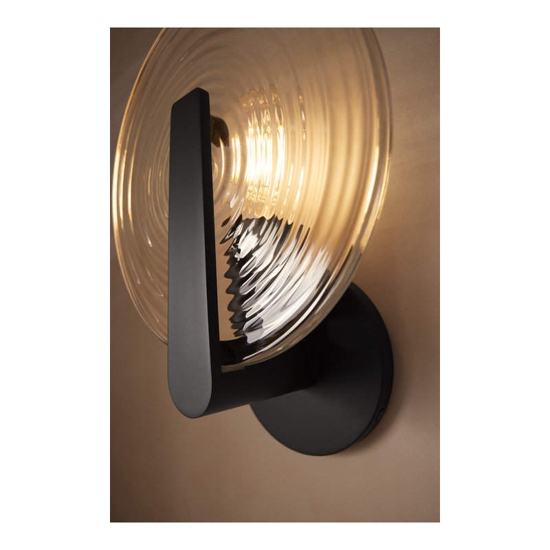 Hint One-Light Sconce, Matte Black