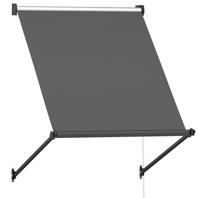 Manual Outdoor Awnings For Door Entrance, 40.2" H x 40.5" W x 35.4" D
