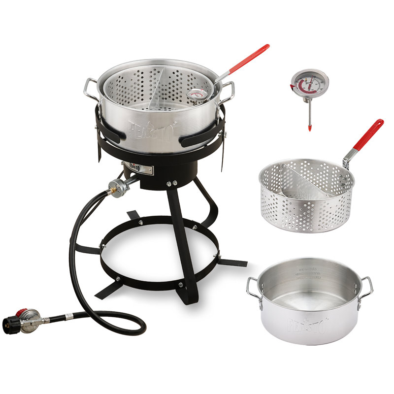Ensemble de cuisinière au propane d'extérieur Feasto