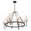 Luminaire suspendu 8 lumières Bellforge