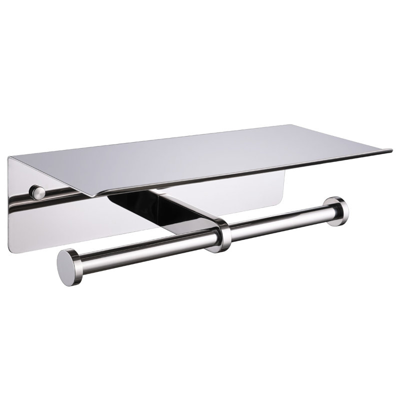 Wall Mounted Toilet Paper Holder, Sliver