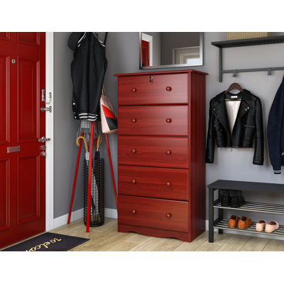 Commode 5 tiroirs avec serrure Gallashaw