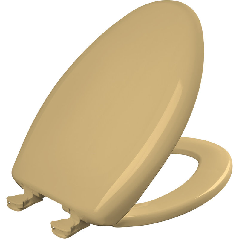 Elongated Toilet Seat and Lid, Chamois