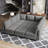 Corduroy Sleeper Sectional Modular Sectional Sofa With Storage Space-1720688495