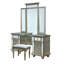 Ensemble coiffeuse Filka avec tabouret et miroir