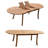 Aydan 8 - Person Teak Wood Patio Dining Set with Oval Table-633227787
