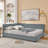 Upholstered Tufted Bed Frame, Sofa Bed Frame With Comfortable Backrest And Armrests, Bed For Bedroom, Living Room-117759475-117759478