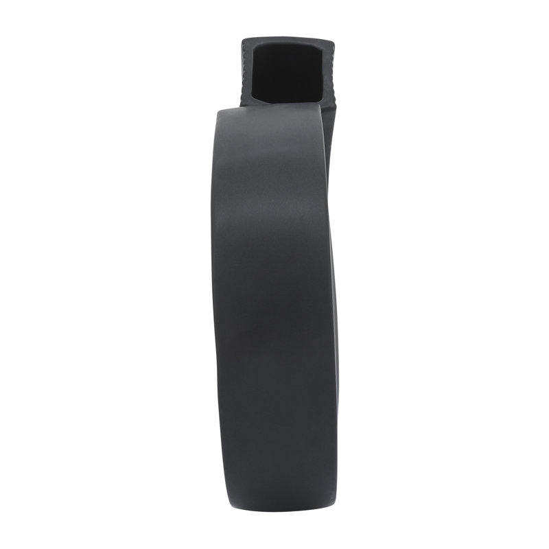 Gracemont 13'' Handmade Ceramic Table Vase, Black