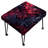 Crimson Twilight Moody Patterns - Floral Rectangle Ottoman