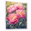 Pivoines dans le potager III - pivoines, art mural