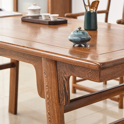 Nouveau bureau à domicile en bois massif de style chinois
