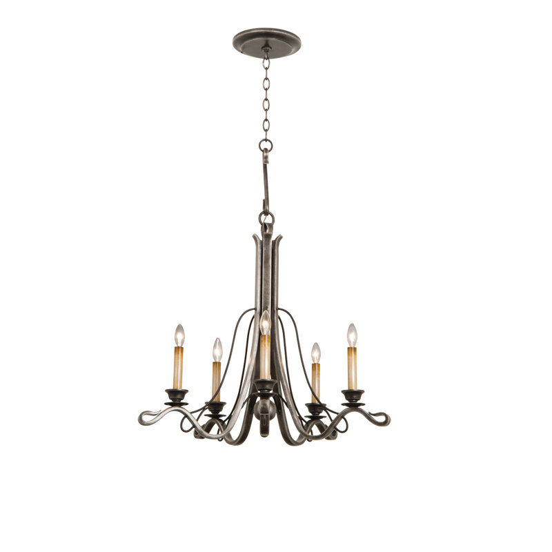 Lustre Keller 5 LT Kco, Fer rétro