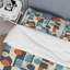 Ensemble de housse de couette orange Midcentury Shapes I - Midcentury-109173381