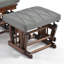 Chaise berçante et repose-pieds Azariyah Konfor-709691557-745961577